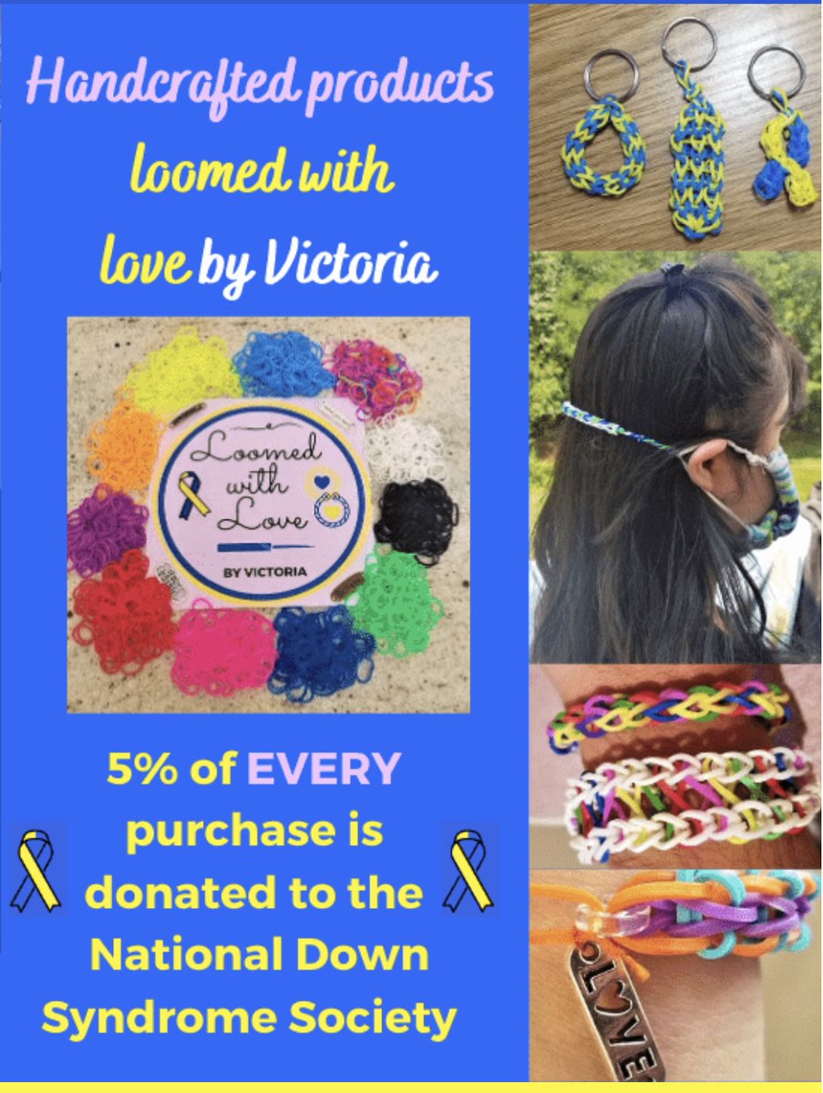 One of our own #OBHS students has started a business, Loomed with Love by Victoria with a portion of her proceeds donated to the National Down Syndrome Society. Victoria would love some orders! 
Need a keychain? bracelet? mask band? gift? loomedwithlove.mystrikingly.com