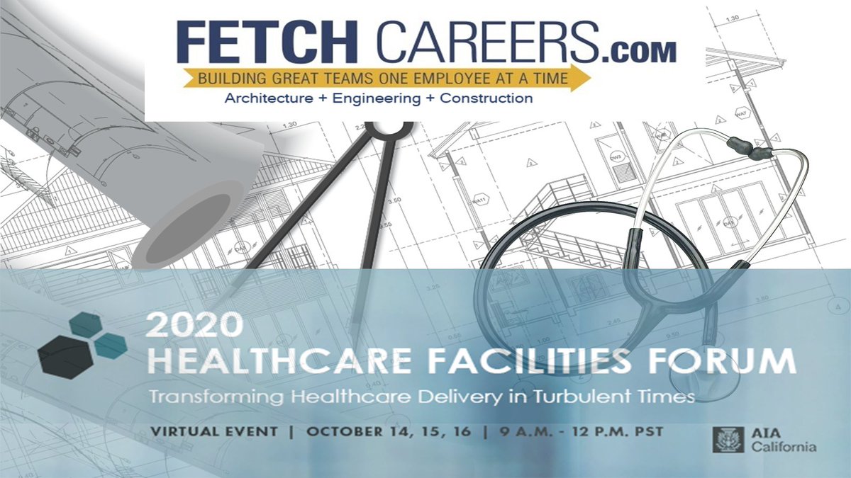 FETCHCAREERS.com is a proud sponsor of 2020 healthcarefacilitiesforum.org. Attend virtually!
#FetchCareers #2020HealthcareFaciltiesForum #2020HFF #healthcaretrends #healthcareplanning #healthcare #constructionmanagement #healthtech #hospitals #hospitaldesign #AIACA #architecture