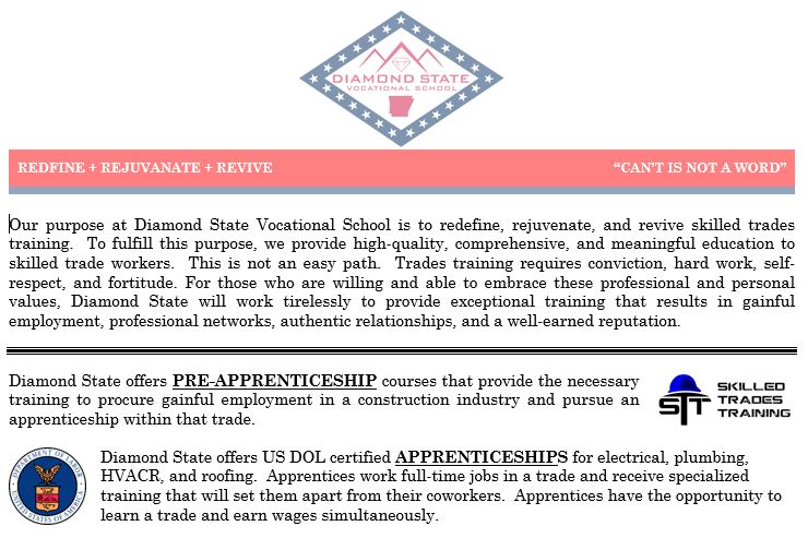 JMDuPriest's tweet image. .@mikeroweworks-I hear you're piloting your Foundation's new professionalism &amp;amp; employment certification @ Northark. #DiamondState in central AR constantly watches your congressional testimonies &amp;amp; reads your articles. You are THE MAN, &amp;amp; WE NEED YOUR HELP. Come see us! #SWEATpledge