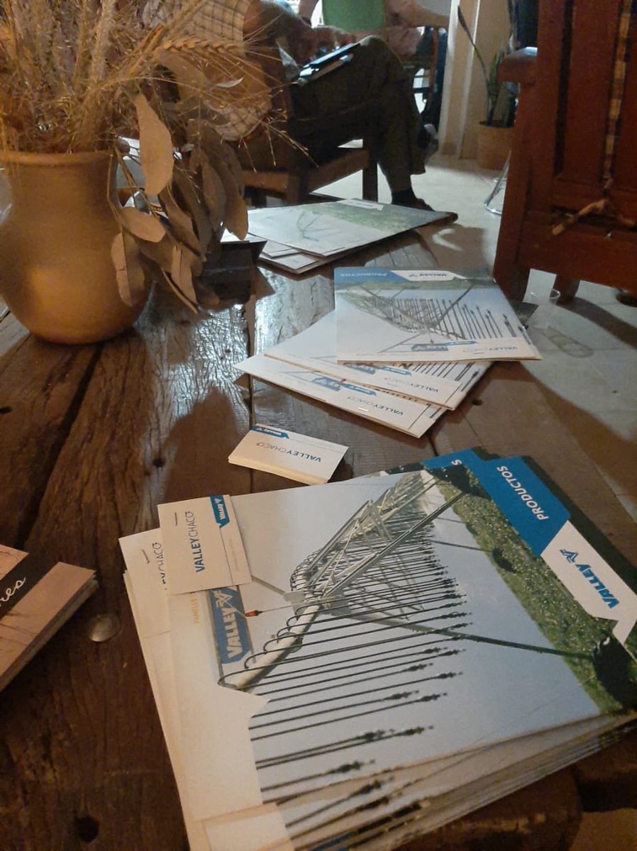 Gracias a todos los productores y técnicos que se acercaron ayer a nuestro local en Filadelfia para conversar sobre riego en el Chaco Paraguayo. @ValleyPivots