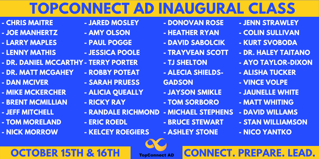 TopConnectLead's tweet image. NOW INTRODUCING!! 🥁🥁

The 2nd half of the inaugural #TopConnectAD class!!
