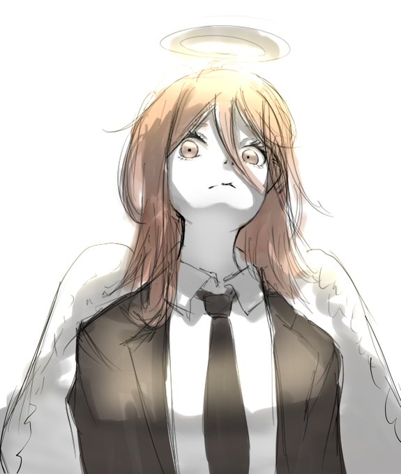 天使の悪魔のラフ 