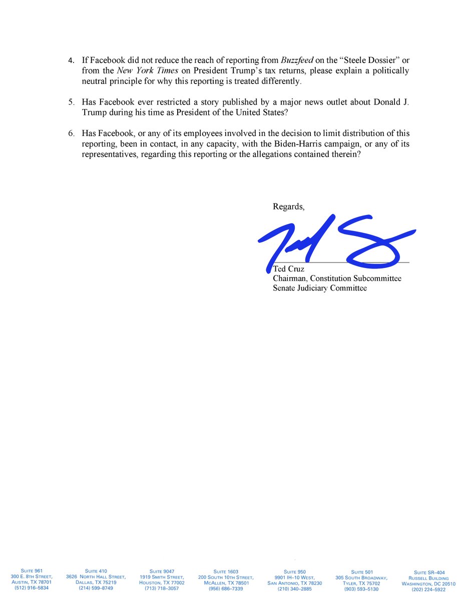 Senator Ted Cruz tweet media