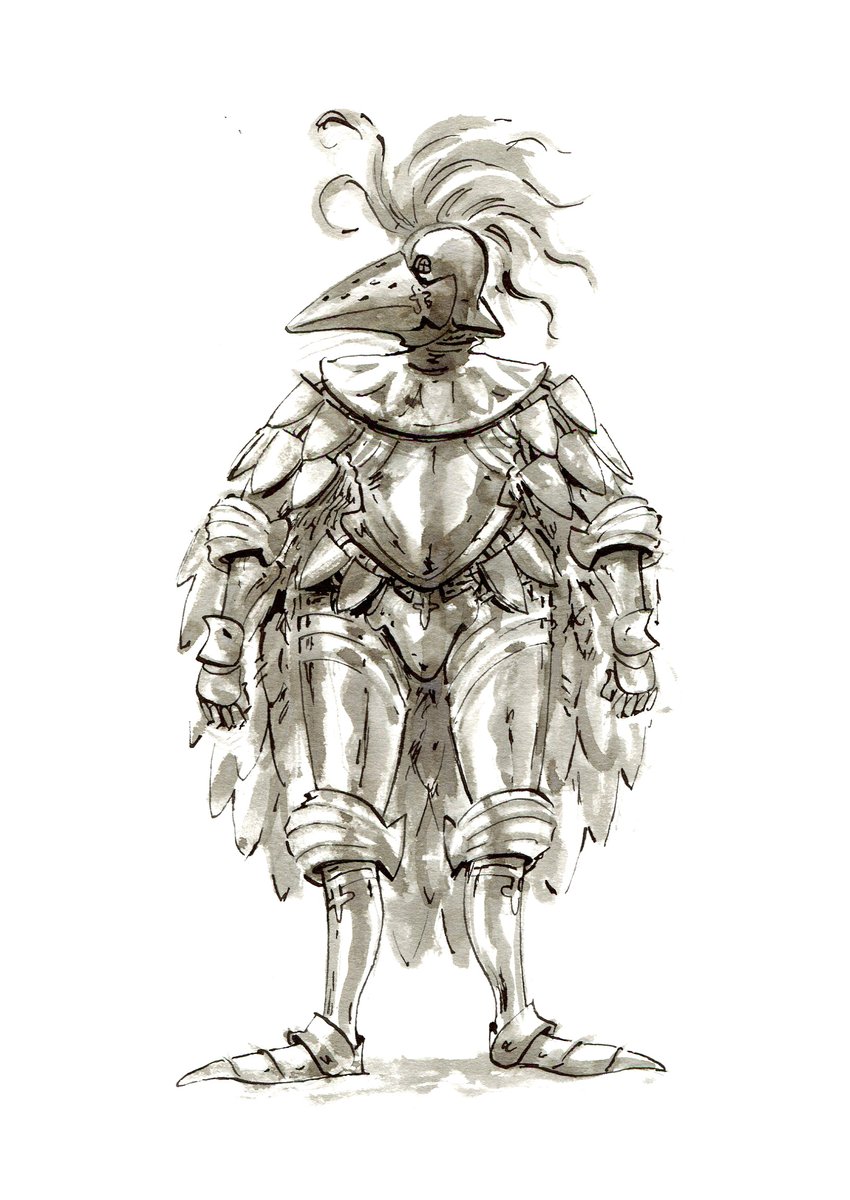 #inktober day 14: Armour.

🐓
