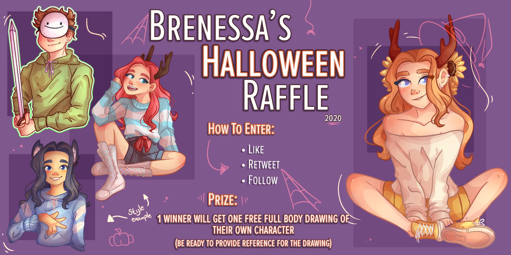 ItsBrenessa's tweet image. Halloween Raffle Time!!

How to Enter
🖤 Like
👻 Retweet
🎃 Follow

Ends
🦇 October 24th 2020 🦇