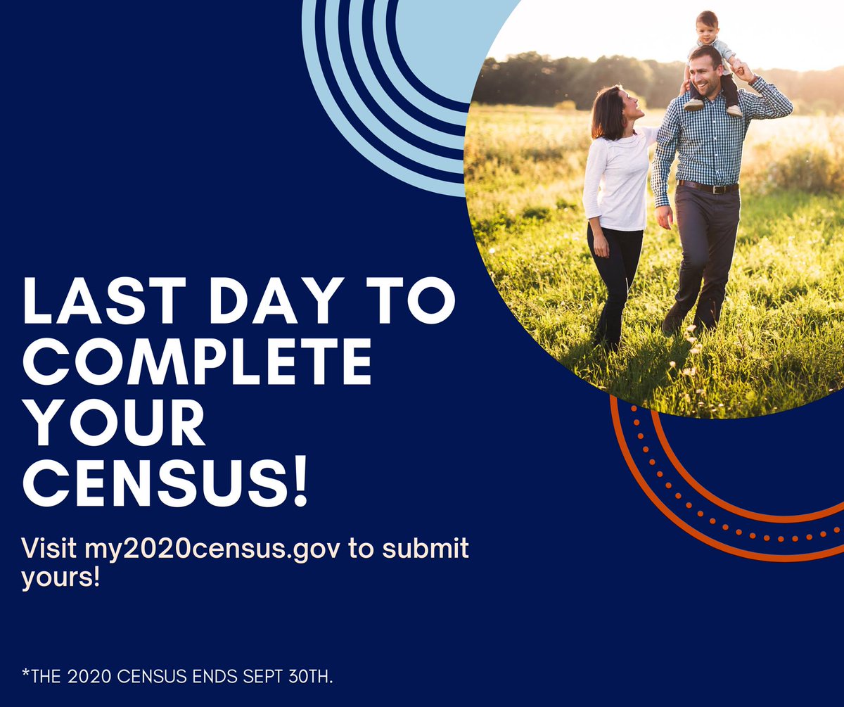 MayorsFundLB's tweet photo. π£LAST CHANCE to make sure you get counted in the #2020Census! Don't miss out on the opportunity to use your voice & get your family π¨βπ©βπ§βπ§π¨βπ¨βπ¦βπ¦π©βπ©βπ§βπ¦π©βπ¦βπ¦π¨βπ§βπ¦COUNTED! #CensusinSeptember
π₯online at: https://t.co/JJAMZCIGBE
πBy phone: call 1-844-330-2020 https://t.co/I6B6yMQ4Ju