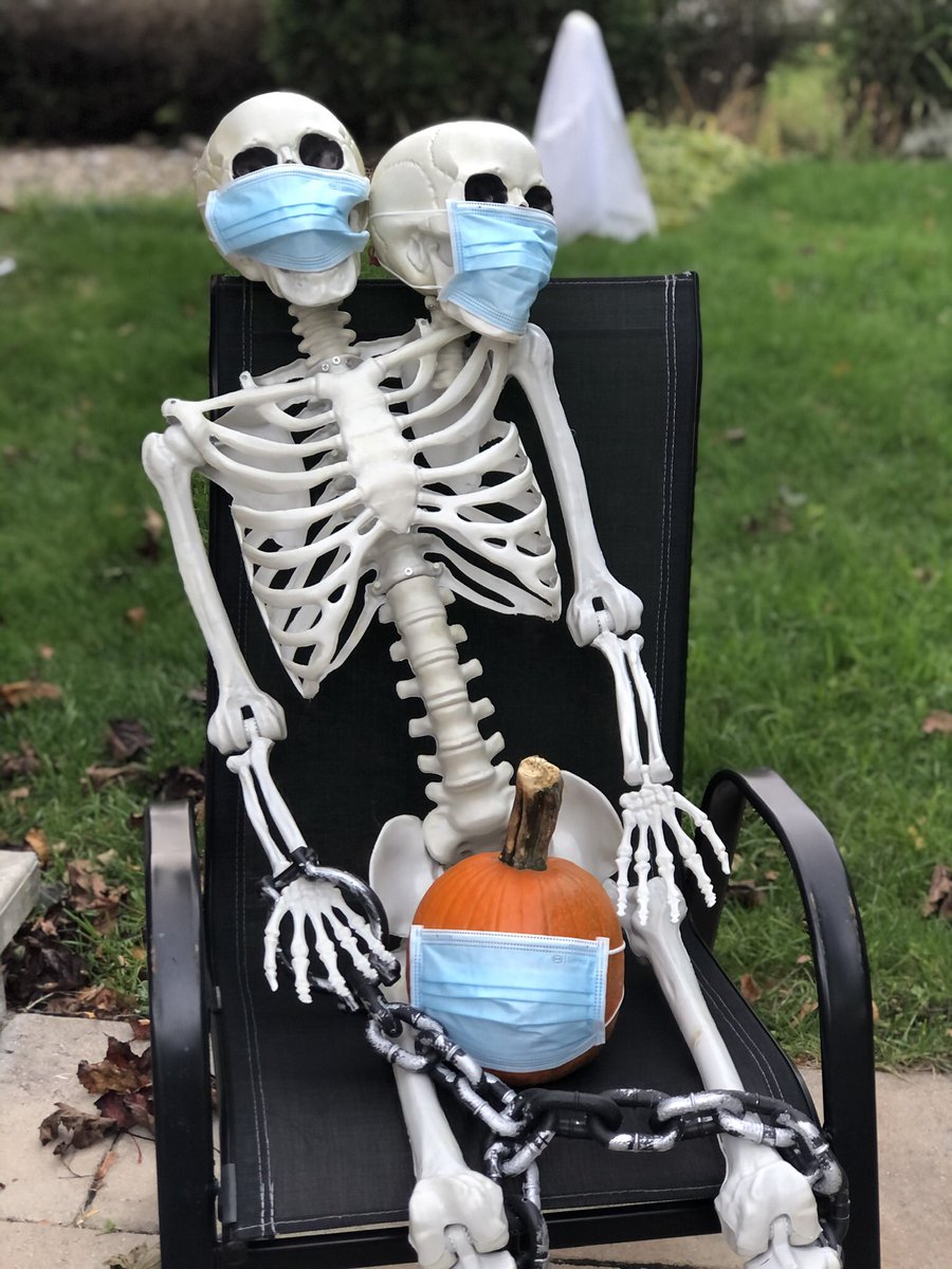 myjennspeer's tweet photo. Masks are a challenge when you have no ears... #SkeletonProblems #MaskUp #JustWearTheDamnMask https://t.co/OiByzVoxYx