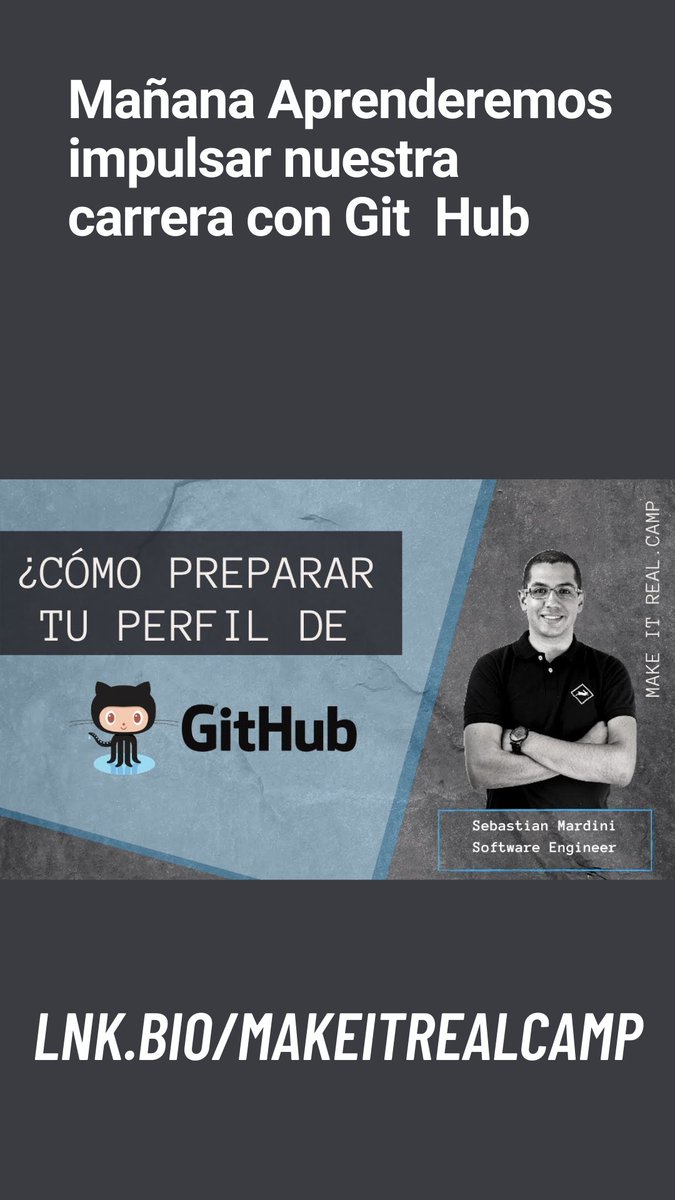 lcarloszapatag's tweet image. ¿Cómo preparar tu perfil de #GitHub y tu portafolio online para encontrar un trabajo como #desarrollador ? #DeveloperSoftware
Cuando el trabajo está relacionado con #programación cada vez es más habitual utilizar GitHub para ver la experiencia programando y analizar la técnica.