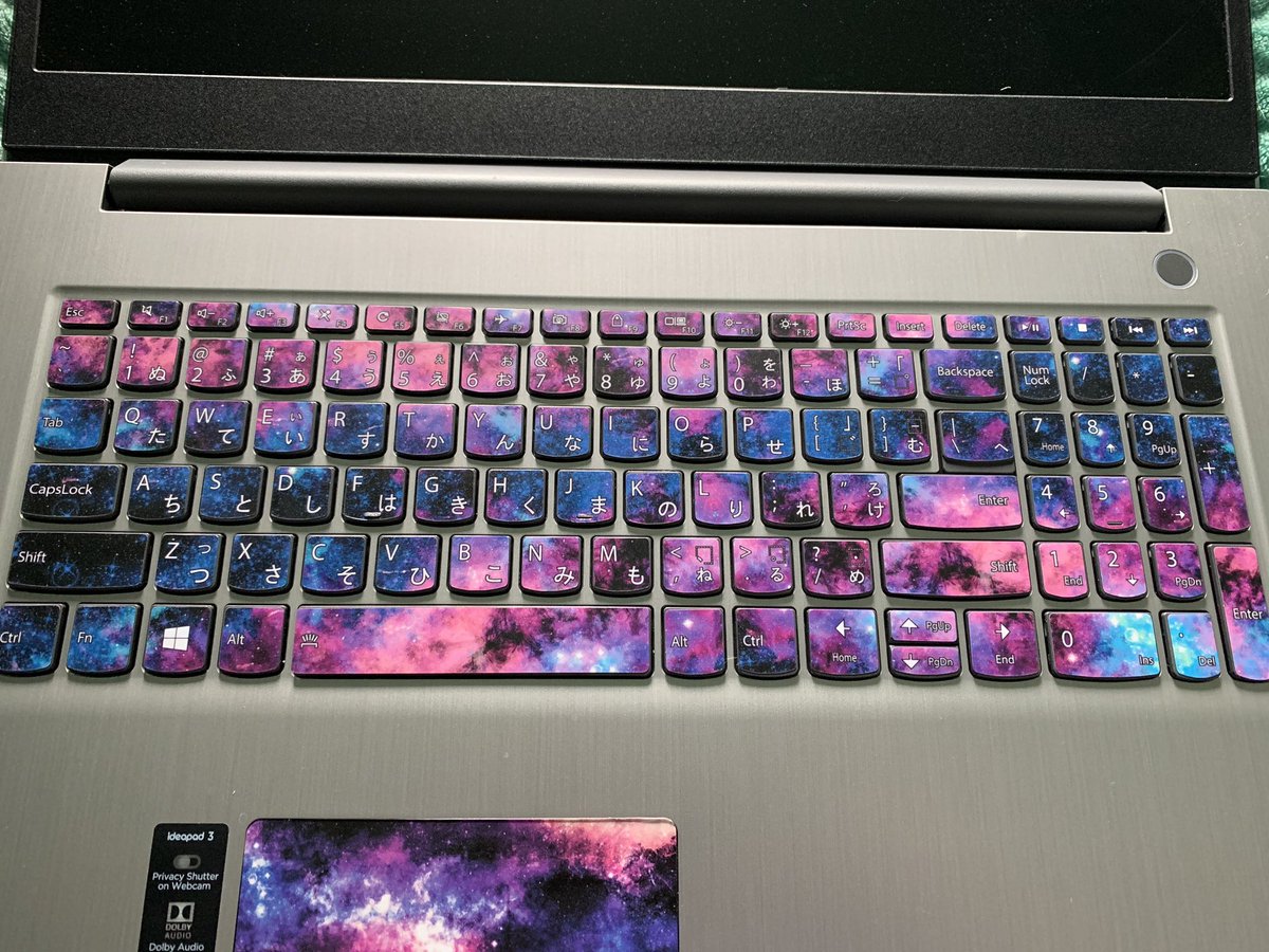 LyricTehUnicorn's tweet image. I got tired of either guessing the hiragana keys or using an internet keyboard to type in Japanese, so I ordered this from #keyshorts 😌 It looks so good and I'm so happy.