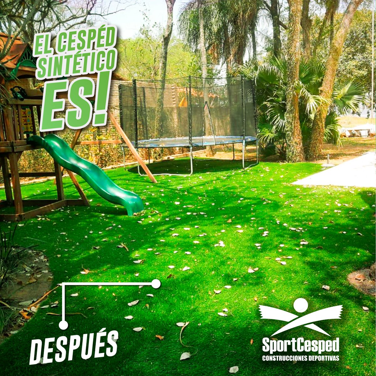 SportCesped's tweet photo. ¡RT o 💚 si crees que EL CÉSPED SINTÉTICO ES! 🤩👏🏻 Tu jardín puede lucir así de natural con nuestro césped, además te olvidas del mantenimiento constante🥵 ➡️ Cotizá con nosotros al +595 994953303 https://t.co/4VGPiG3J0X