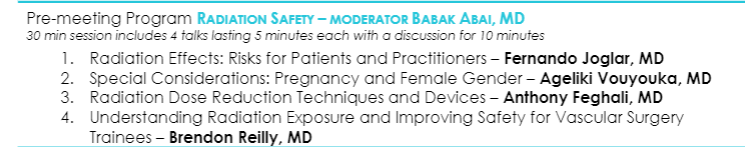 VascularEVS's tweet photo. #EVS2020: That concludes a very informative session on Radiation Safety. Thank you @DrBabakAbai for moderating! The videos for the session will be available at https://t.co/IdvTpehpwH for everyone who is registered for the meeting!
#VascTwitter #SoMe4Vascular #SoMe4Surgery https://t.co/iF5Bwewuf5