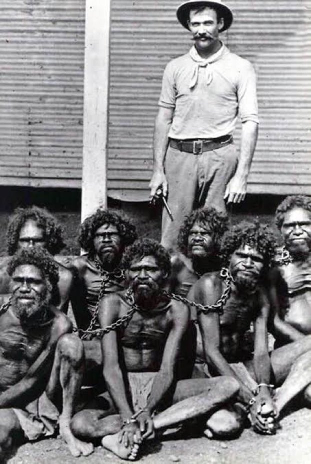 Present-day Aboriginal Australians, Torre Strait Islanders and Melanesians come in many different shades, like American black people, bc of same traumas that caused intermixing here. They were subjected to genocide, then slavery, then apartheid/segregation, and now incarceration.