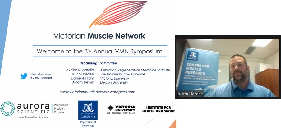 Centre for Muscle Research (@unimelbcmr) on Twitter photo The CMR's Justin Hardee chairing the first session of the 3rd Annual Victorian Muscle Network Virtual Symposium @hardee_phd <a href="/UniMelbCMR/">Centre for Muscle Research</a> #VicMuscleNet <a href="/iHealthSportVU/">Institute for Health and Sport, VU</a> <a href="/AuroraSci/">Aurora Scientific</a> The CMR's Justin Hardee chairing the first session of the 3rd Annual Victorian Muscle Network Virtual Symposium @hardee_phd <a href="/UniMelbCMR/">Centre for Muscle Research</a> #VicMuscleNet <a href="/iHealthSportVU/">Institute for Health and Sport, VU</a> <a href="/AuroraSci/">Aurora Scientific</a>