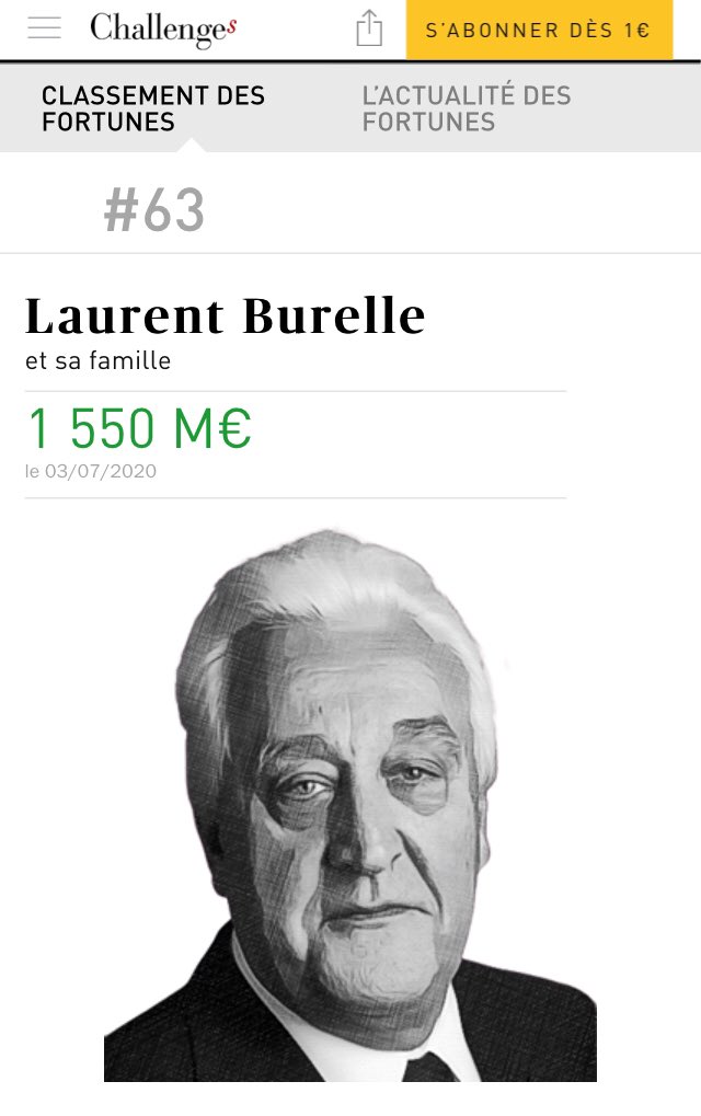 L’un des patrons les plus influents de la place de Paris, Laurent Burelle, Pdt de Plastic Omnium et de l’AFEP (le lobby des grandes entreprises ) n’a pas hésité : 90 % de ses salariés au chômage partiel, 73 millions d’€ de dividendes pour lui-même et son entourage.