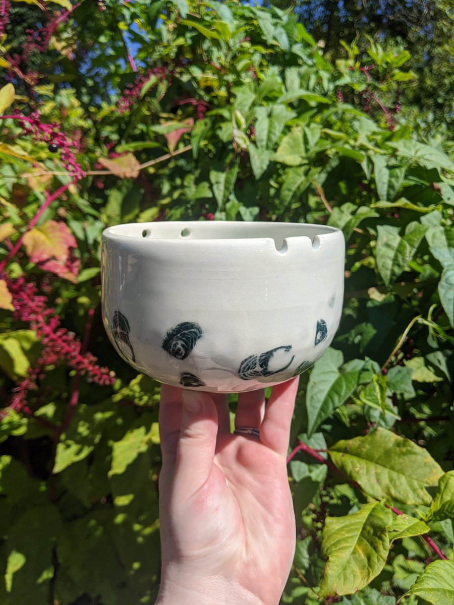 FreshFishpots's tweet photo. Ramen bowl with hand carved stamps of fresh salmon! Still available in the shop! Link in bio ✨

#gifts #handmade #pottery #SmallBusiness #fish #ramen #Foodies https://t.co/fDf77TRHF6