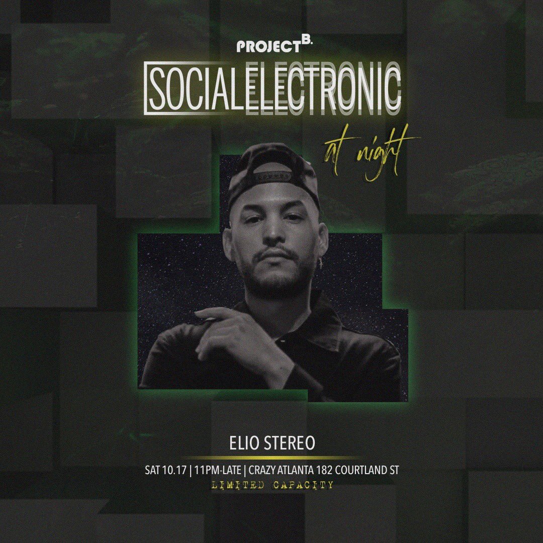ElioStereo's tweet image. back on the honorable #ProjectB line-up this weekend / going late.
