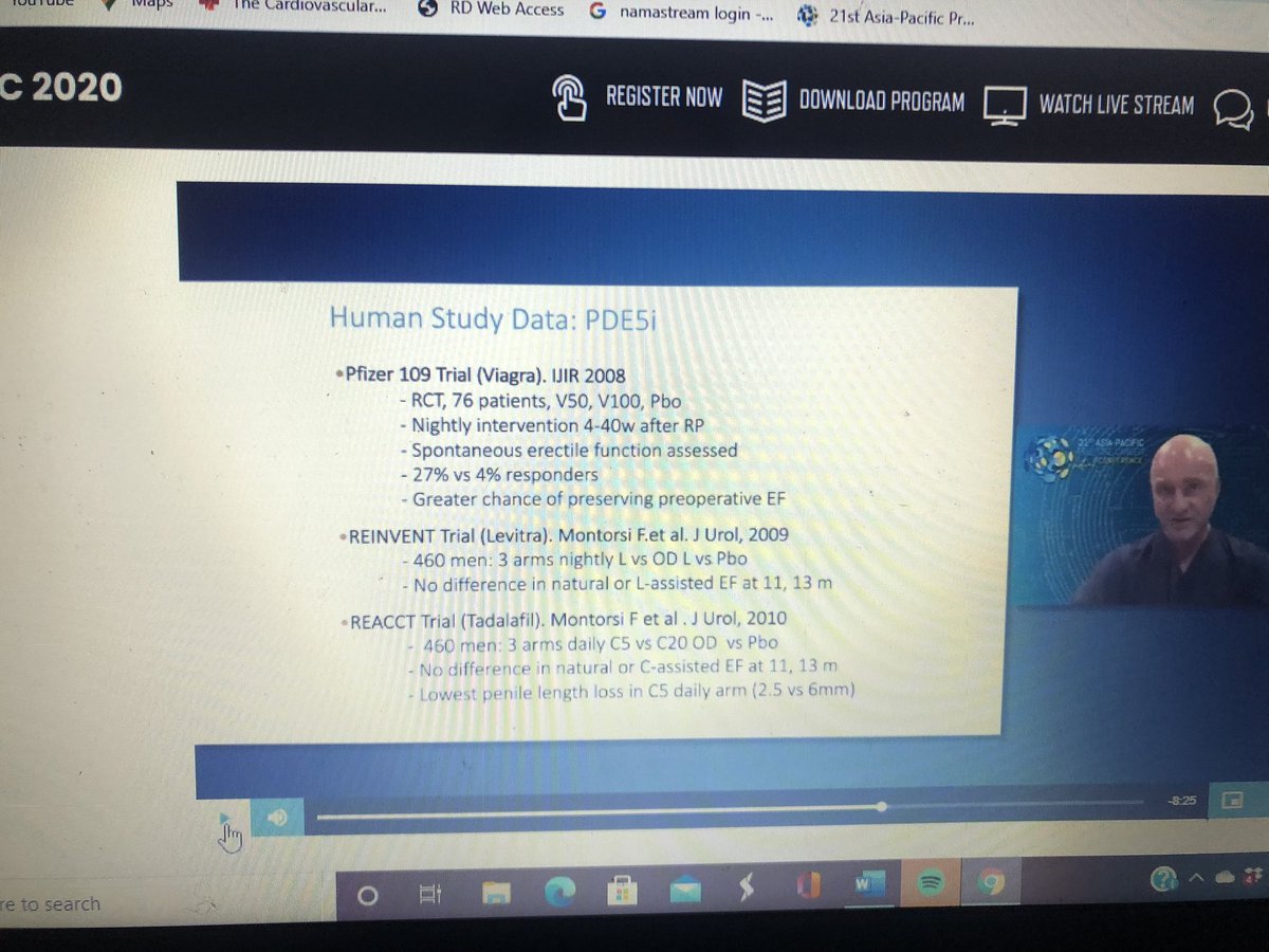 Loving the replay function <a href="/AustProstate/">APC</a> #apcc20 <a href="/SaveYourSexLife/">John P. Mulhall MD</a> great talks to rewatch on the virtual platform by John Mulhall and <a href="/DocBlecher/">Gideon Blecher</a> 👏