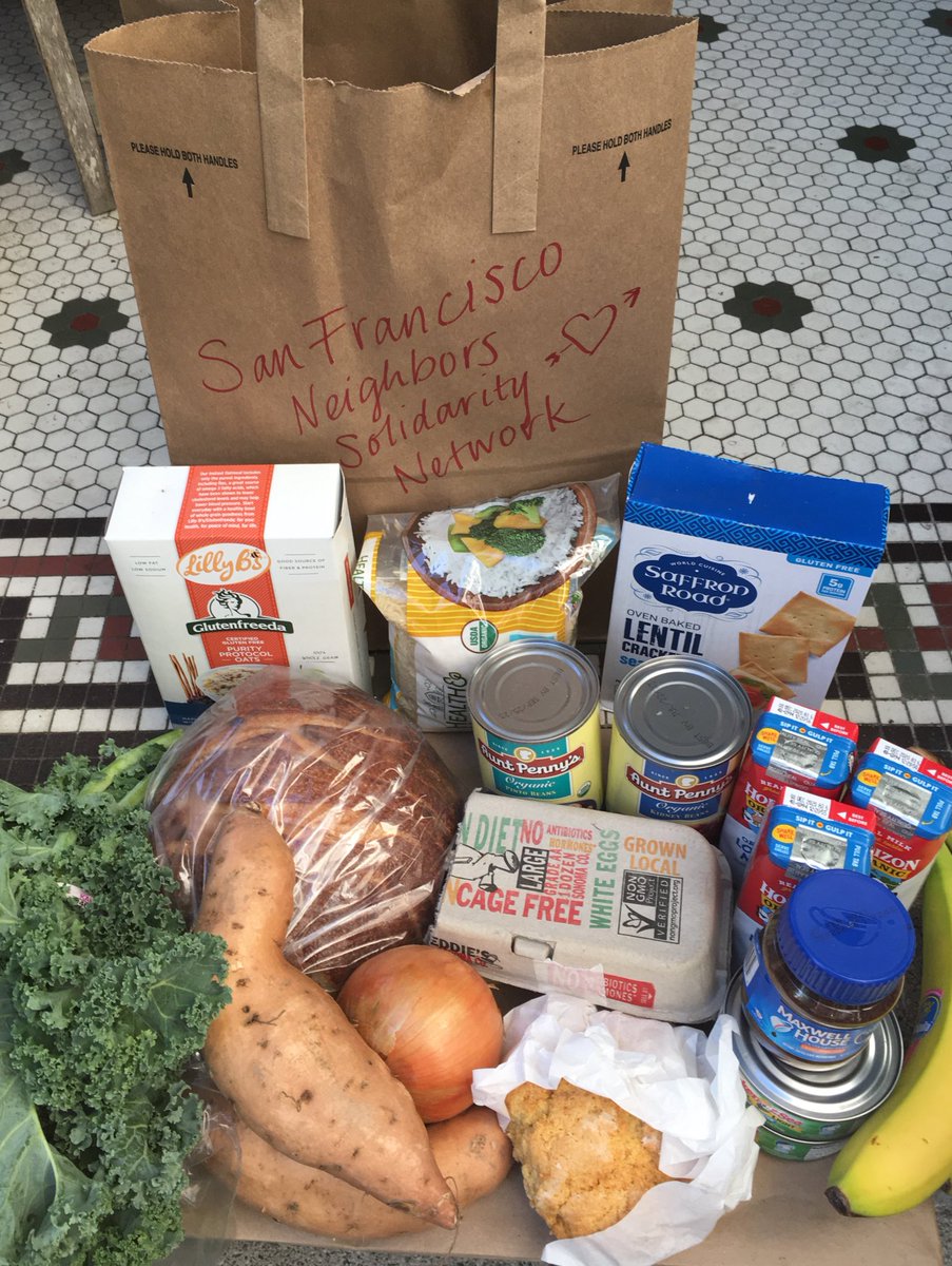 It’s week 32 (or March 228th!). Yes, we are still bringing fresh staple groceries to the people, every week,  as long as COVID continues to be a threat to our neighbors both housed and unhoused. We can always use support! Venmo: SFNeighbors 🙏