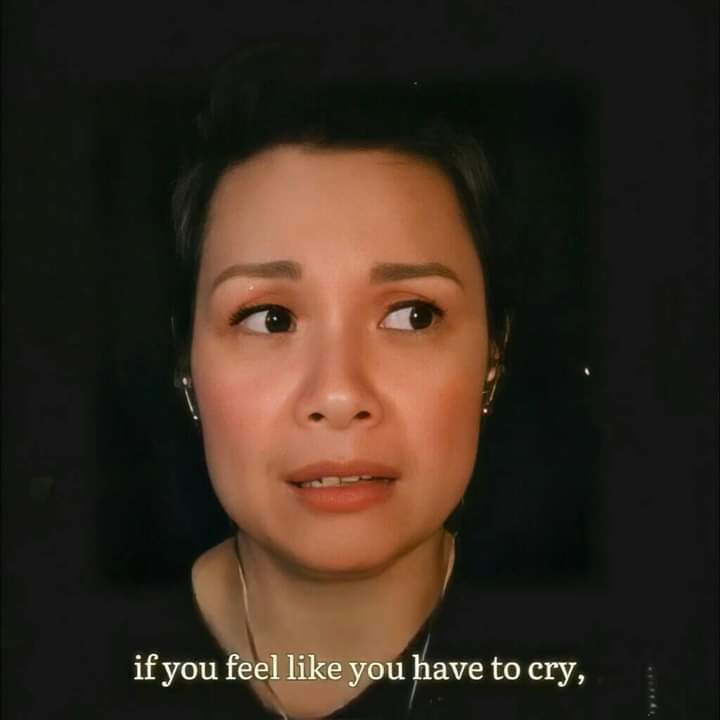 instaameeee's tweet photo. "If you feel like you have to cry, Do it."
 -Lea Salonga https://t.co/bKm2kN1pBZ