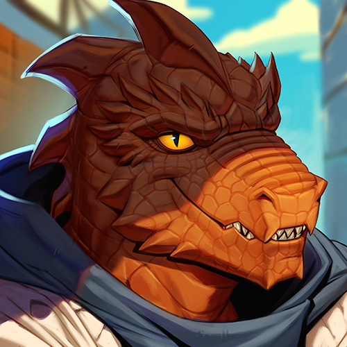 So happy to share my first commissioned Icon art here! Had a blast drawing this sly Kobold for <a href="/Koviell_Kobold/">Koviell_Kobold</a>! 🥳 Learned a lot as well, I discovered scales are like beards, they bring age and maturity to scalies haha
Interested? Dm me!