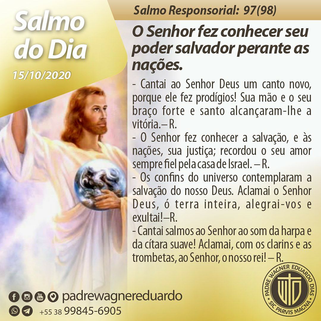 PeWagnerEduardo's tweet photo. #Salmo #Responsarial #Deus #Biblia #Liturgia #Missa https://t.co/bzEMhCubiV