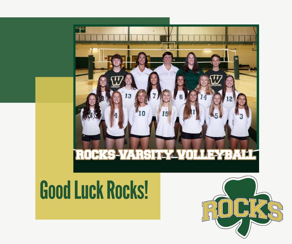 WWSWHS's tweet photo. Good luck to our Lady Rocks volleyball team as they begin Sectional play tonight! Come cheer them on to a victory over Carmel! The game will be held at HSE at 7pm. #GoRocks #WinSectionals https://t.co/CKFFi6nxpB