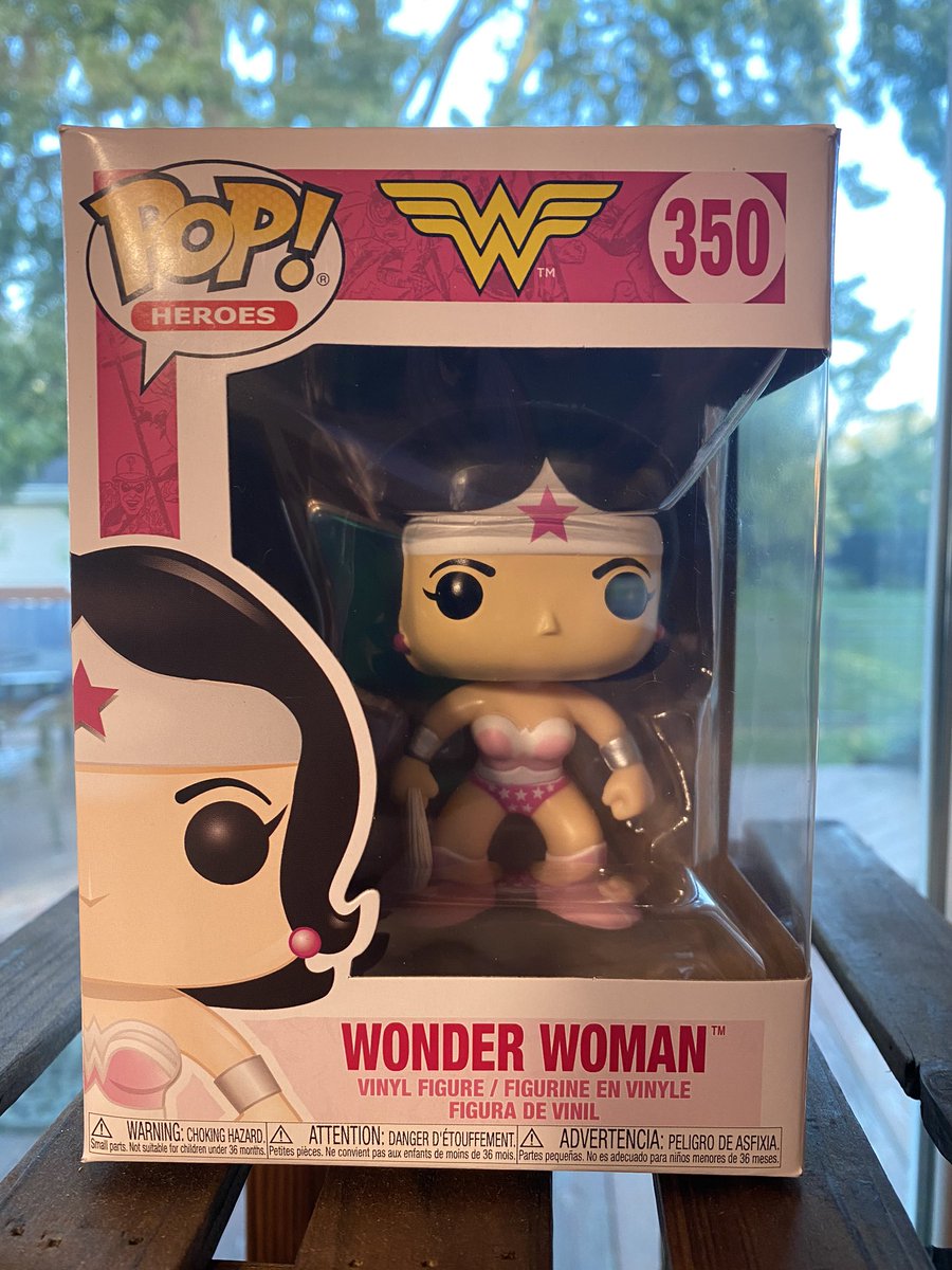 Hey, everyone! In celebration of Breast Cancer Awareness Month, I’m giving away this special edition BCRF <a href="/OriginalFunko/">Funko</a> #WonderWoman 

Retweet and like to enter the drawing!  Winner pulled this coming Sunday at 4:00PM CST.