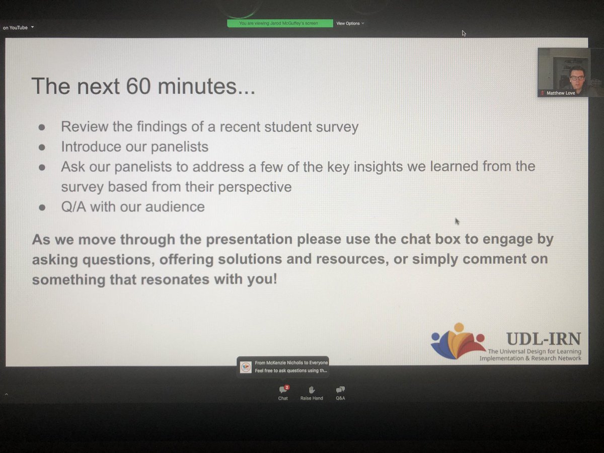 Docrob2008's tweet photo. Looking forward to a great hour! #udlirn https://t.co/8FT16lwjLw