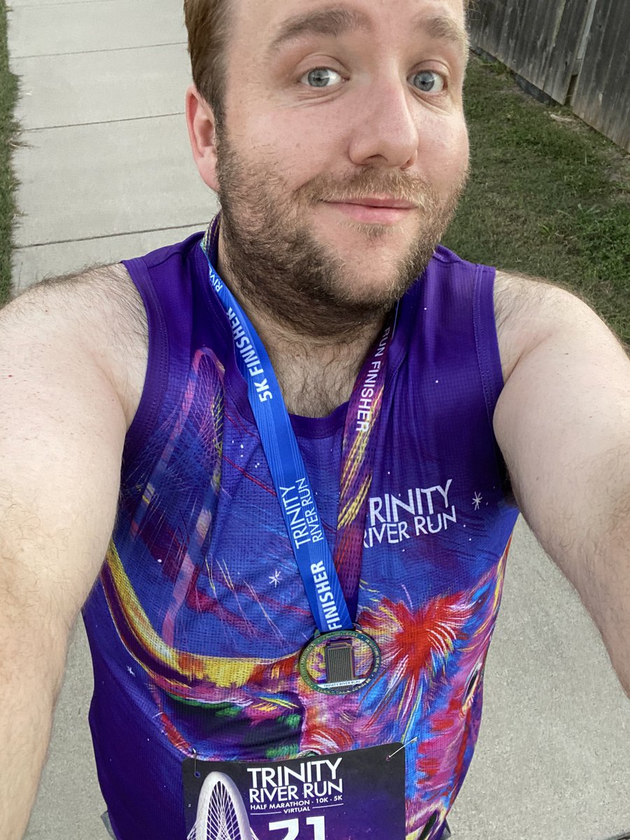 CoachTylerM's tweet photo. Another 5K done! I actually ran/completed my entry for the Trinity River Run back in Sept, and received my swag yesterday. So, naturally, some photos.
Something tells me Iβm not quite done with the TRR series for this year....π€
@trinityriverrun
#TrinityRiverRun #FallFitness https://t.co/IF5vh055H6
