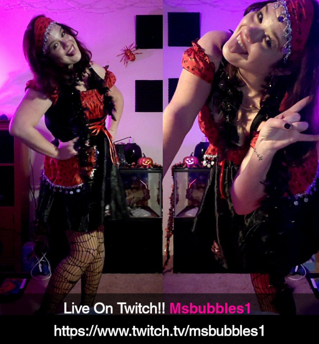 MsBubbles1_'s tweet photo. Live On Twitch! Come Hangout with me!
#BubbleItUp #HalloweenWithBubbles
#twitchstreamers
#twitchstreaming #twitchcommunity #twitchgirls #twitchstreamersunite #twitchtv #twitchlive #smallstreamercommunity  #twitchgirlstreamer
https://t.co/DRKMsFUfgn https://t.co/Xb3Wibzu74