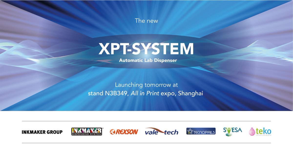 TekoAsia's tweet photo. XPectT to be surprised!
#XPTSystem #LabDispensingSystem #inkmakergroup #inkdispensing #allinprint #Shanghai #SNIEC #inkdosing #tinting #imaestrosoftware
Congrats Kar Seng!
https://t.co/ZBUz4T8XPP https://t.co/xxHOKKdkBS