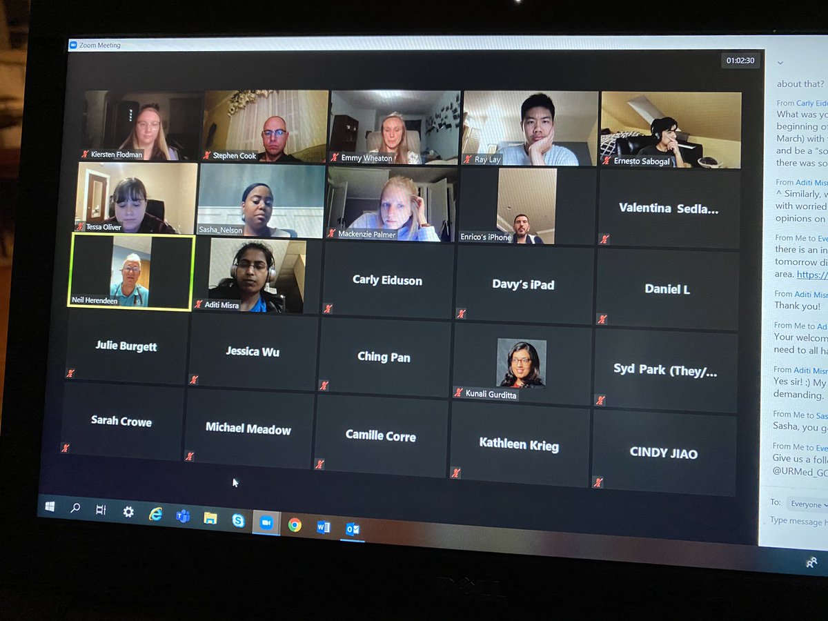 DrSteveCook's tweet image. Great time having a pediatric interest group talk with Med students from @UR_Med @urochestermed @URMed_GCH @GCHPedsChair @PedsUrmc @URMCPedsChiefs #MaskUpNY #StaySixFeetApart