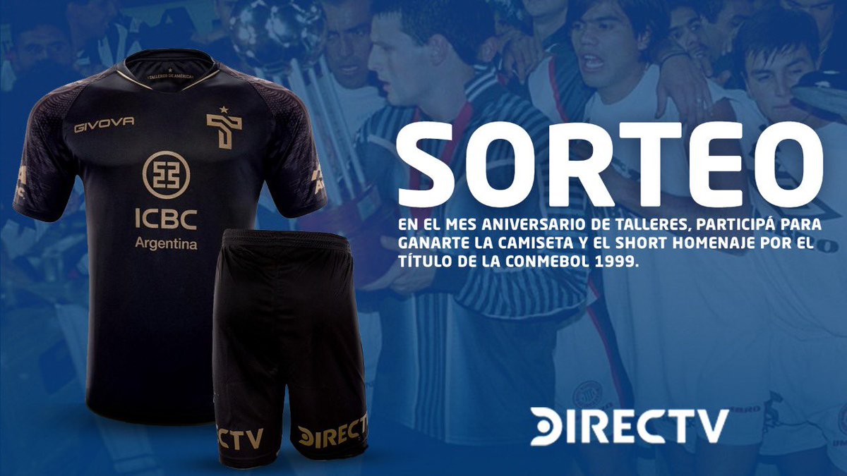 😀 En conmemoración al 107 aniversario de nuestro querido Club, DIRECTV sortea la camiseta y pantalón homenaje por el título de la CONMEBOL 1999.

Para participar, debes 👉🏻 RT de este posteo y arrobá @directvsportsar

El sorteo se realizará el 19/10 en los canales del Club 🍀
