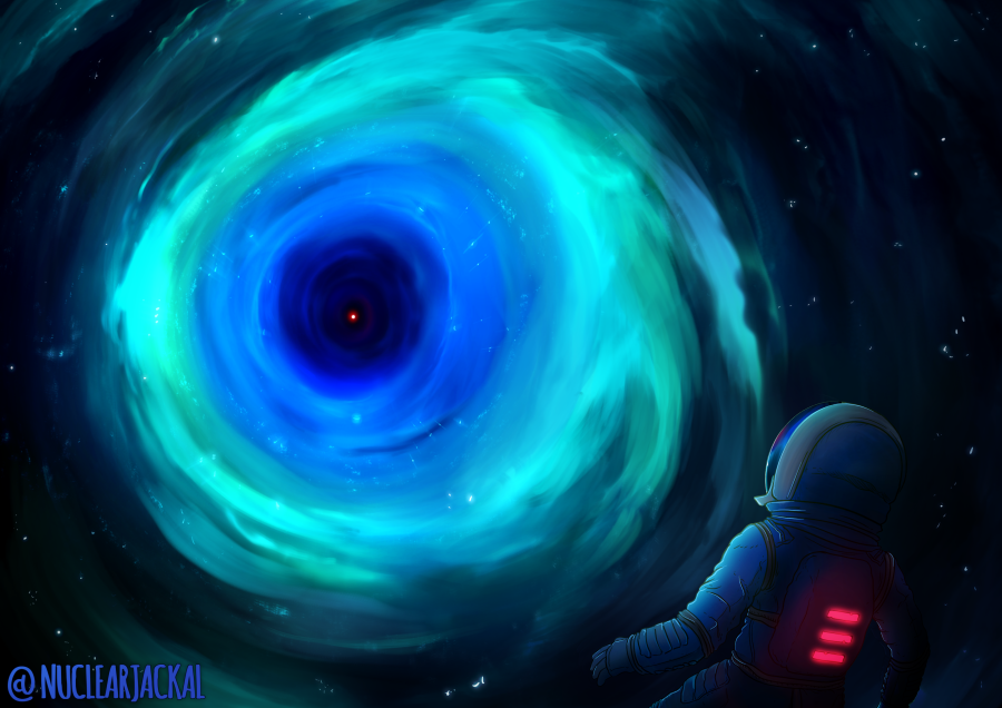 NuclearJackal's tweet photo. A sibling piece to the Astronaut illustration I made a few weeks back

#space #spaceart #astronaut #cosmonaut #cosmos #galaxy #nebula #stars #deepspace #scifi #scifiart #digitalartwork #spaceiillustration #driftingawayandlowonoxygen #spacevortex https://t.co/WdkmYZvpqR