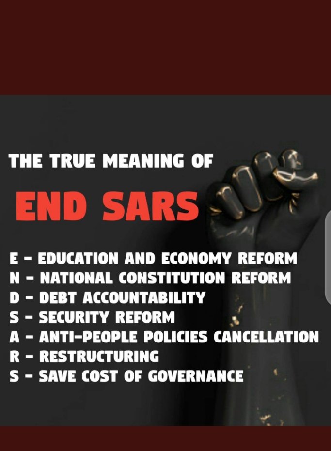 IkumeloOmolola's tweet photo. #ENDSARS
#ENDSWAT
#ENDPOLICEBRUTALITY
#ENDINHUMANITY https://t.co/Wq1eOLK6Od
