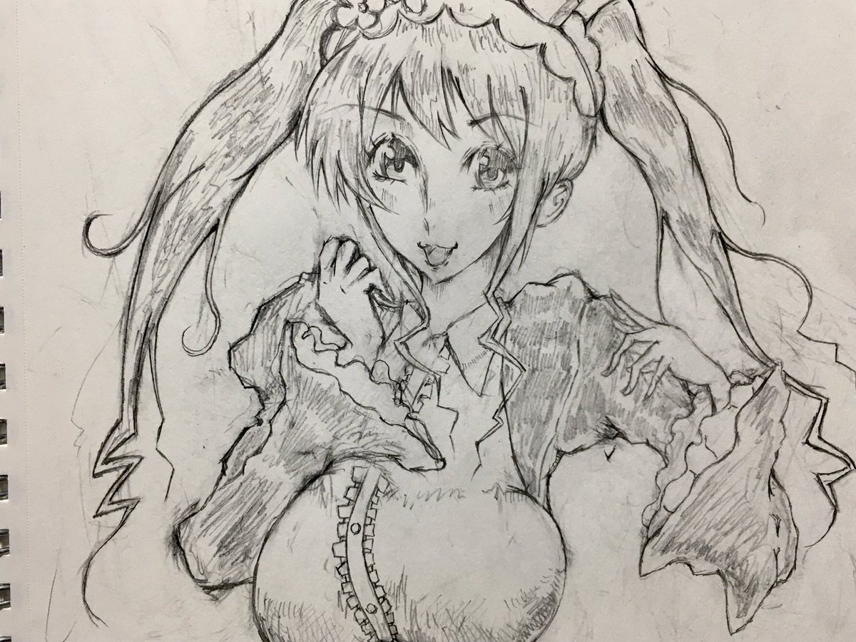 いつもそうなんだけど、顔を大きく描き過ぎな気がするんだなぁ……。
とりあえず上半身部分はこれでいいとして、頑張って下半身部分もシャーペン描き頑張ります……
#絵描きさんと繫がりたい
#アナログイラスト
#アナログ絵
#プラネット・ウィズ
#進捗