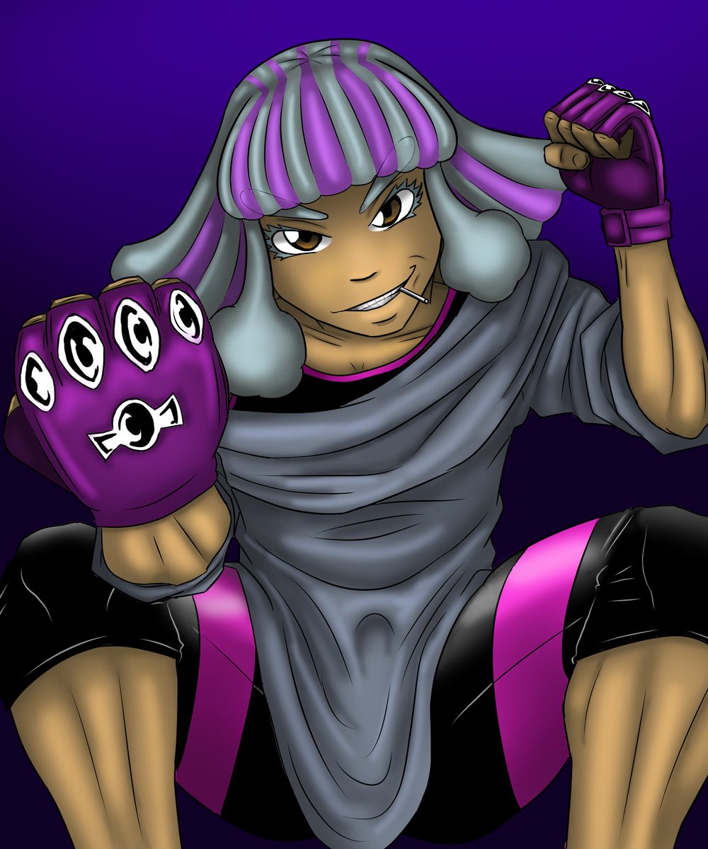 klepxto's tweet photo. Buenas, les presento a "La Kimberly" líder de pandilla, su arma guantes de kick boxing modificados https://t.co/KZWBGLsfeF