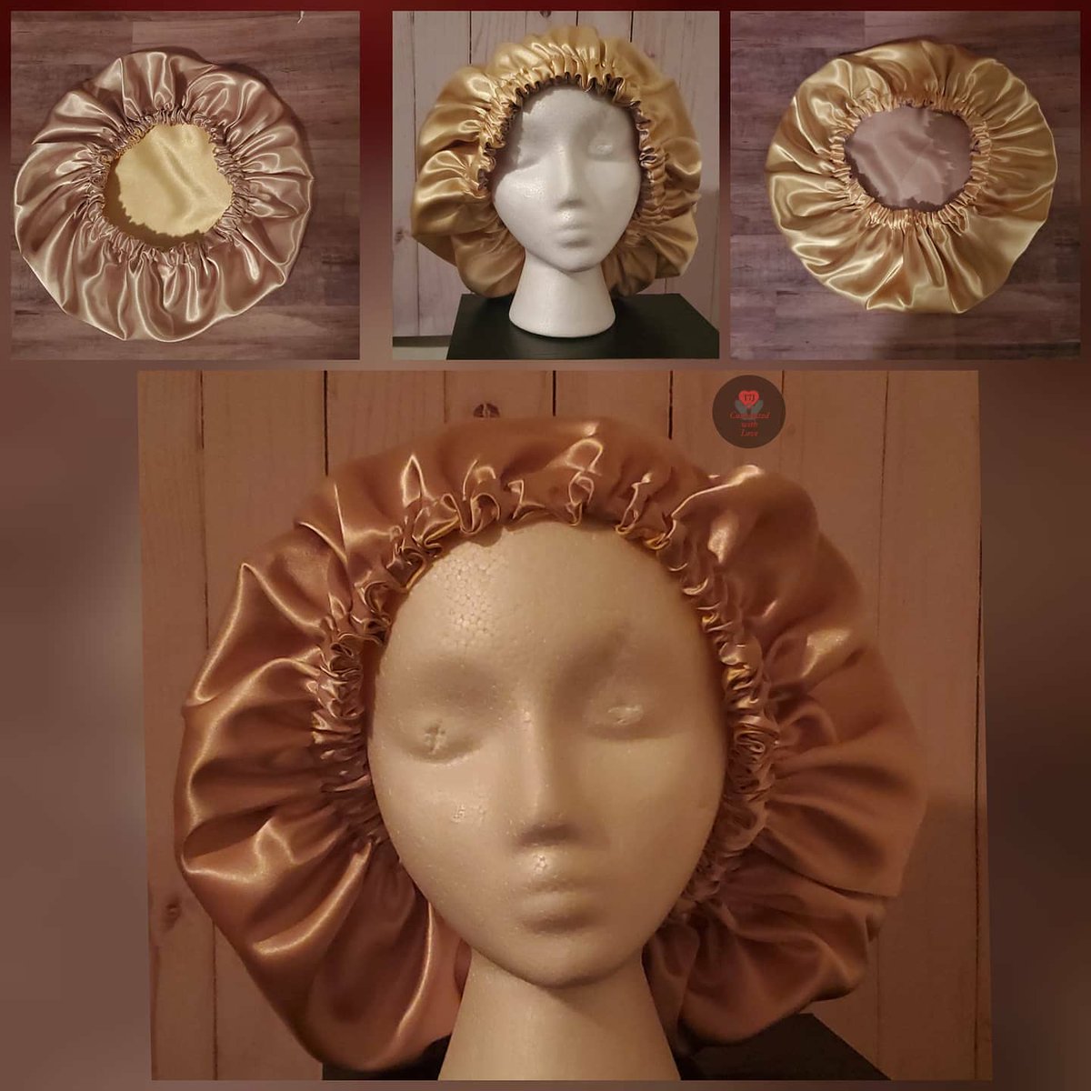 t_jacksonsbows's tweet image. Reversible Satin Bonnets #tjacksonsbowsandcrafts