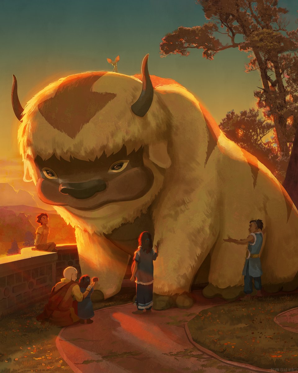 DevinElleKurtz's tweet image. Aang &amp;amp; Appa