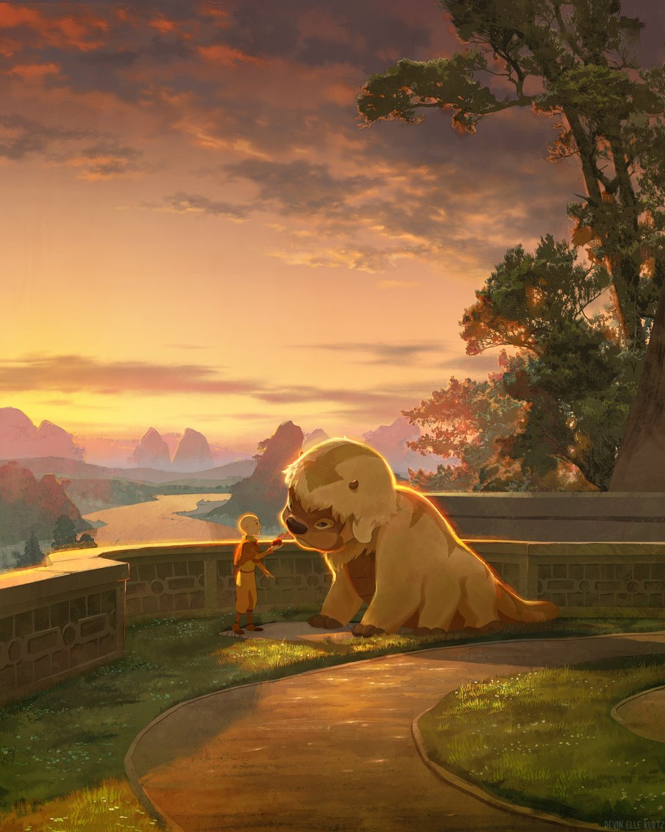 DevinElleKurtz's tweet image. Aang &amp;amp; Appa