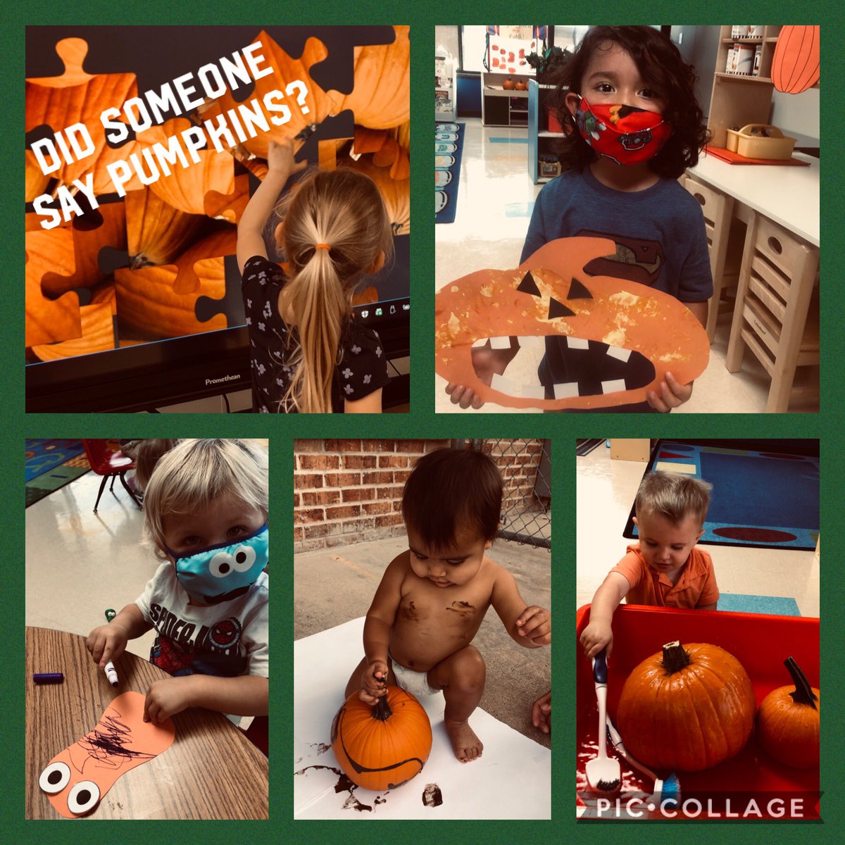 CFISDELC2's tweet photo. We “carved” out some fun! Day 3 of Pumpkin Week was amazing! @CFISDELCS #squashgoals #uglypumpkin #toopumpedforpumpkins #ELC2 https://t.co/xM96TE33sC