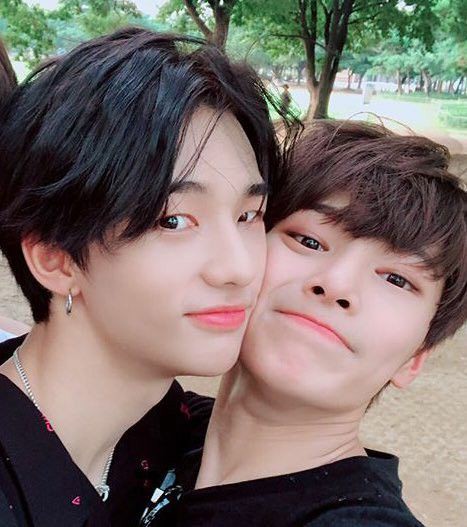 He is always clingy and playful around every members because they treat each other as family, and knowing that he is an only child with his dog as his company, having 7 brothers that care for you and always with you is an amazing feeling.