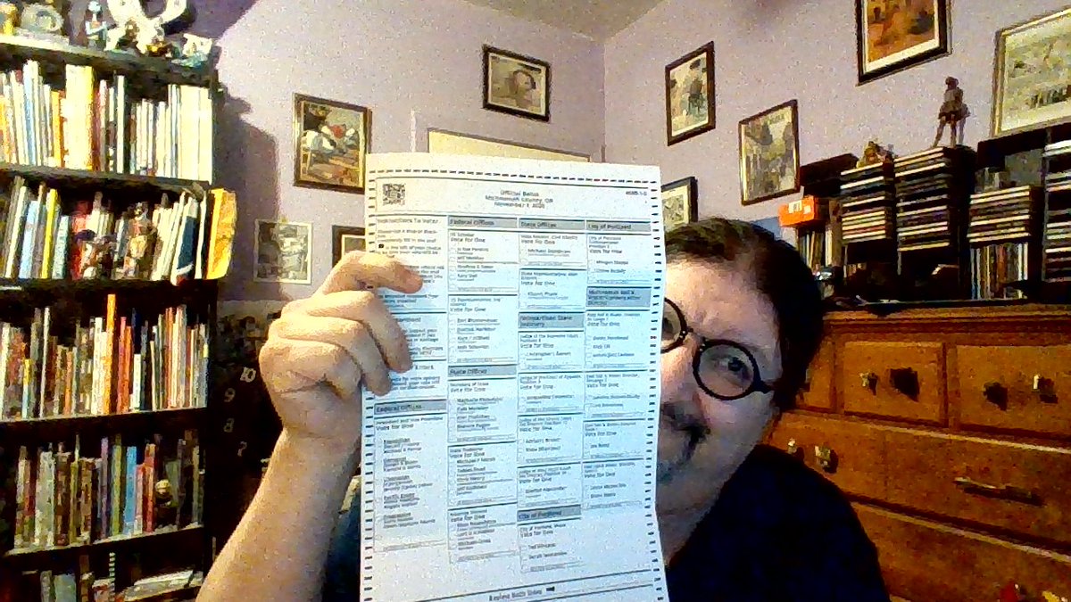 I got my ballot in the mail today. And that means - time to vote! Time to go through the whole ballot and figure out who I want to be Circuit Court judge (4th district position 12), who should be the east soil & water director-at-large 2, and many other exciting races!(Thread!)