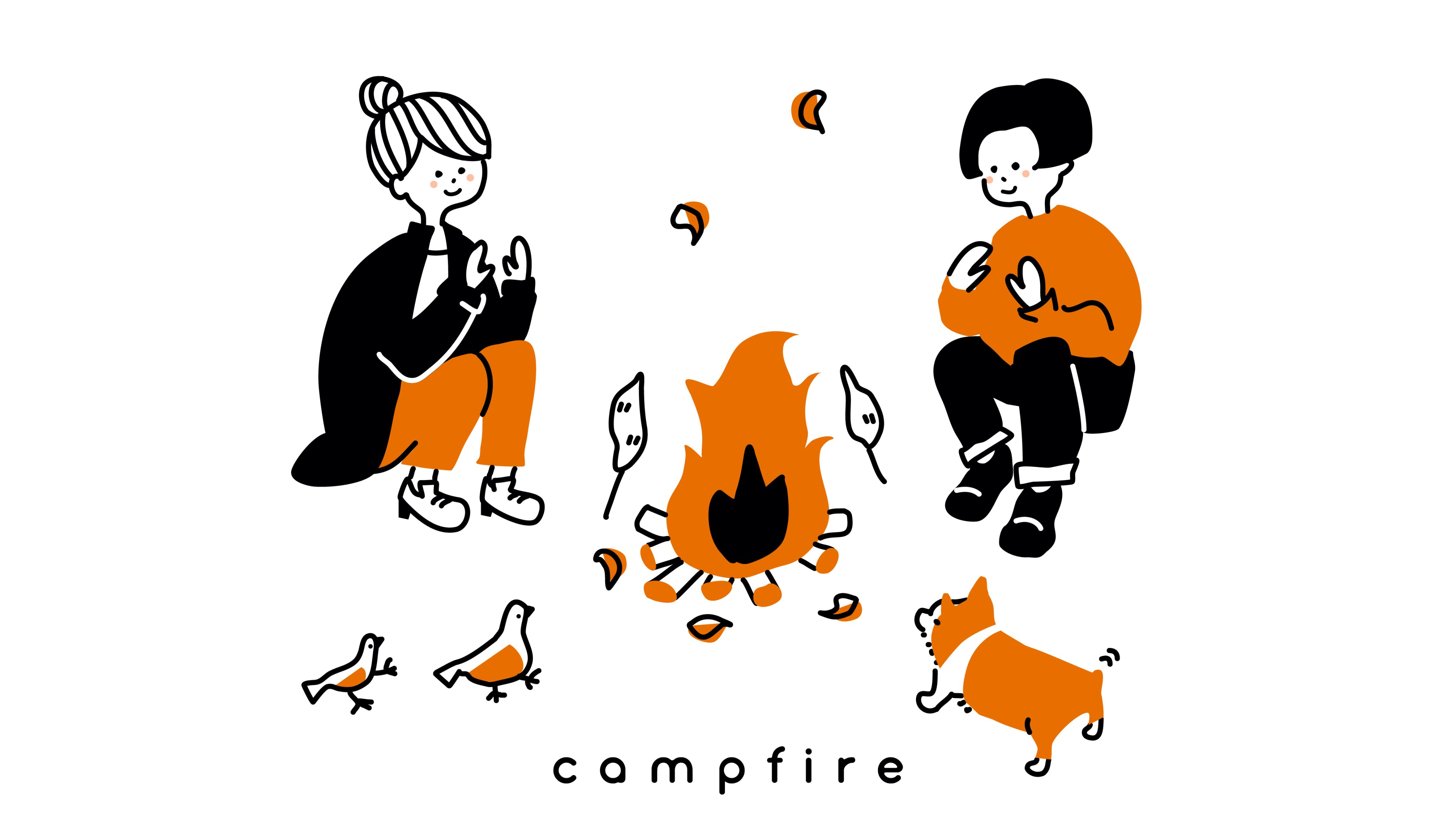 Acワークス株式会社 新着イラストからおすすめをピックアップ 肌寒くなってきましたね 焼き芋を焼きながら友達とおしゃべり 実際したことないけど憧れるシチュエーションの一つ T Co 380pusynxu イラストac 新着イラスト 無料 フリー素材
