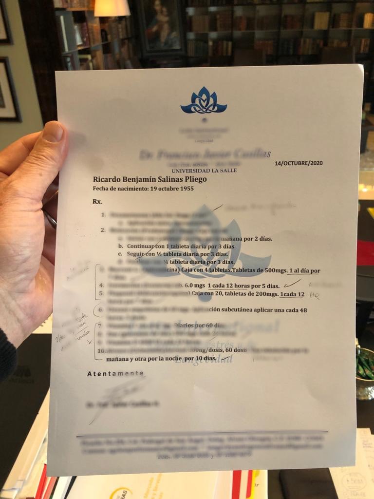 RicardoBSalinas's tweet photo. Con la novedad de que tengo #COVID19, así que a cuidarse y no tener miedo, como siempre lo dije... nos tiene que dar a todos y vamos a estar bien. 😌 https://t.co/o7tO6ft4GF