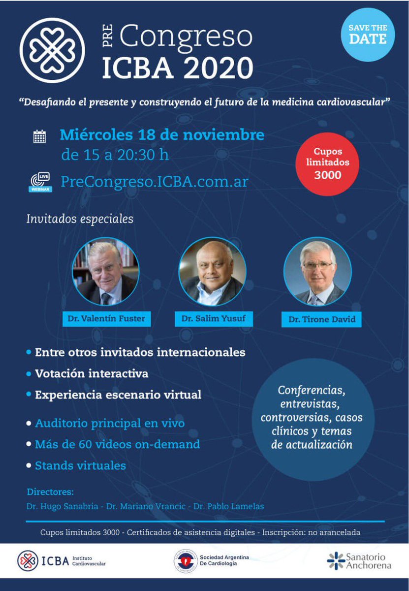 Imperdible Precongreso ICBA 2020
Listos para arrancar. Los esperamos! <a href="/ferbotto/">Fernando Botto, MD, MSc</a> <a href="/revistarac/">RAC</a> <a href="/marcegd01/">Marcelo Garcia Dieguez</a> <a href="/carlavizzotti/">Carla Vizzotti</a> <a href="/lucreciamburgos/">Lucrecia M. Burgos, MD</a> <a href="/adecracedim/">Adecra Cedim</a> <a href="/SACJoven/">SACJoven</a> <a href="/CONAREC_ORG/">CONAREC</a>
