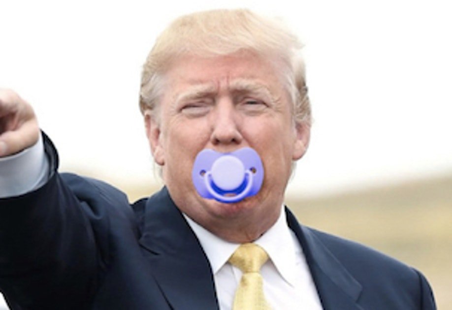 JenTusch's tweet photo. Forgetting to bring your pacifier so you don't interrupt. #DebateFails https://t.co/9fAbV7IMyq