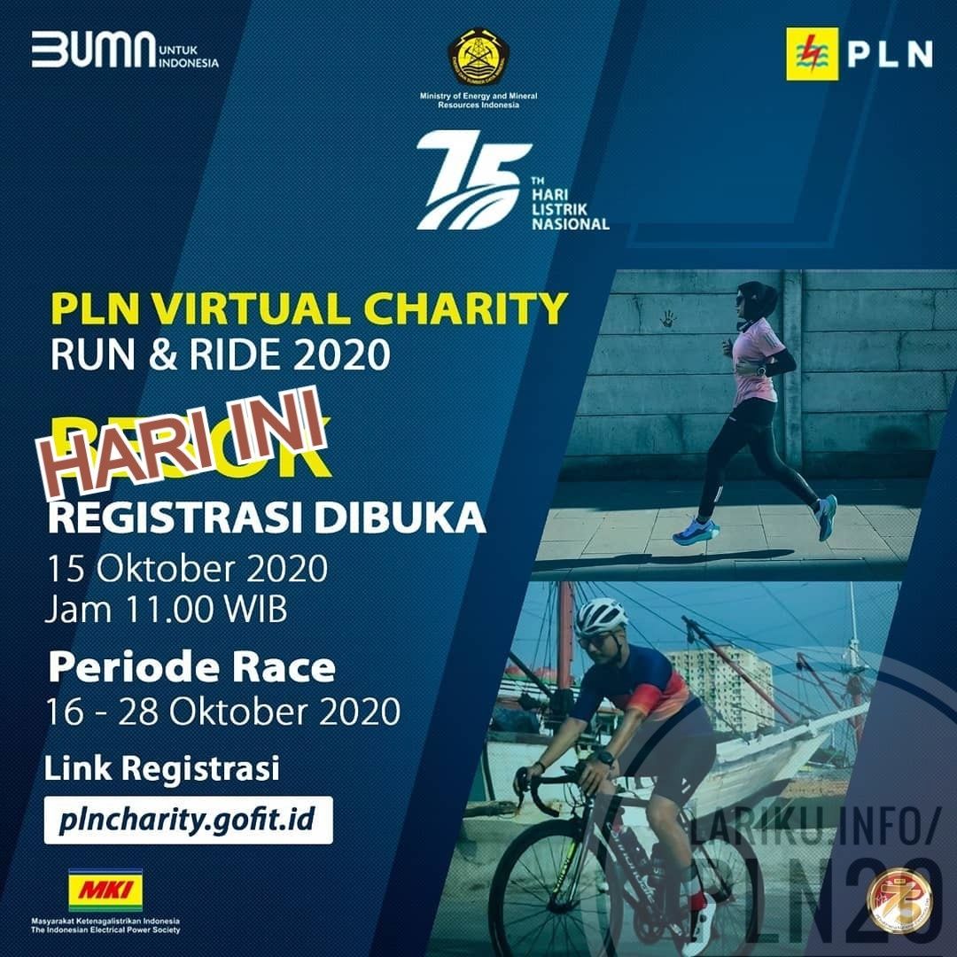 PLN Virtual Charity Run & Ride • 2020