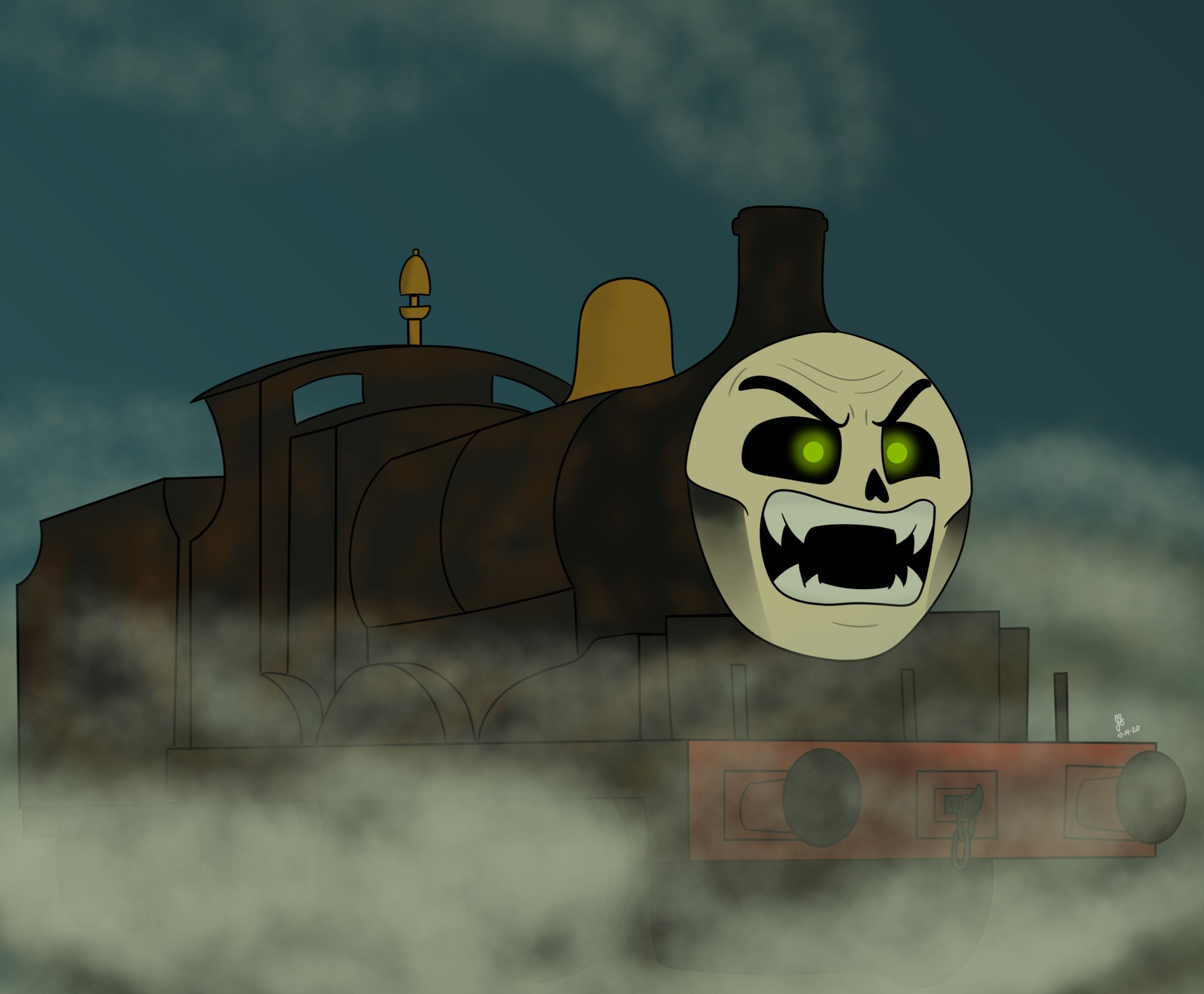 Jackie Smaccie on Twitter: "Spooky Ghost train for my upcoming #TTTE/#