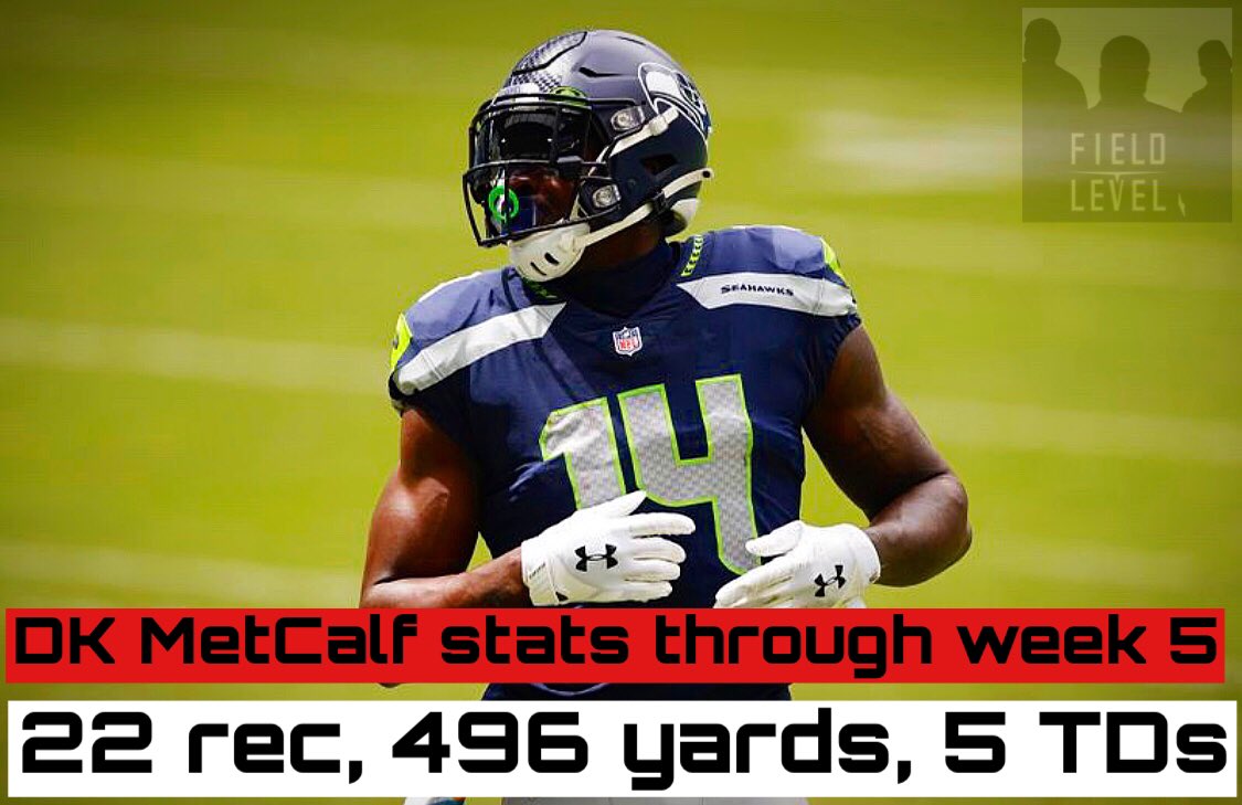 TheFieldLevel1's tweet photo. Is he on his way to his first all Pro season? DK metcalf compares to Megatron & it’s very evident on sundays. He’s dominating out there. What do yal think?
#Seahawks #NFL #FieldLevelFamily https://t.co/0ToLalxOC4